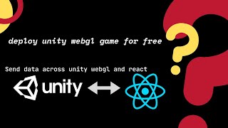 how to embed and communicateshare data between Unity WebGl game and react Website [upl. by Kabob919]