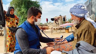 Village Doctor in Rural Families  Village Life in old Village Desert  Traditional Family  Nomadic [upl. by Sivolc]