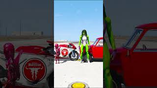 GTA V  KIDIRONMAN VS SHEHULK MATCH WHO IS RICHER 🤑 shorts gta5 [upl. by Malloch]