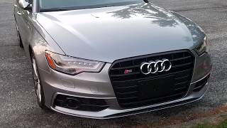 Plasti Dip Front Grille Audi S6 C7 [upl. by Ainoda]