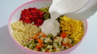 📣5 DKDA YOĞURTLU MAKARNA SALATASI 👌💯 [upl. by Noral]