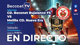 🔴 DIRECTO ⚽ CD Beconet Bujalance FS – Melilla Nueva Era FS Jornada 12 G5 2ªDivB [upl. by Aihsela]