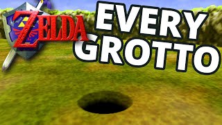 COMPLETE Guide to Every Grotto in Zelda Ocarina of Time [upl. by Walton]