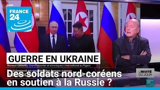 Guerre en Ukraine  des soldats nordcoréens à Koursk selon Kiev • FRANCE 24 [upl. by Alair]