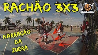 RACHÃO 3X3  LESÃO NO TORNOZELO  Narração da Zuera [upl. by Leviram]