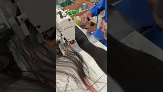 sewing machine wig howtomakeawig [upl. by Myke]