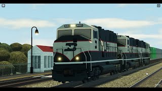 ROBLOX Virtual Railfanning in Tri Rail Train Simulator and Metra Train Simulator [upl. by Alyacim435]