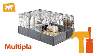 MULTIPLA Small Pet Modular Home how to assemble [upl. by Hgielram]