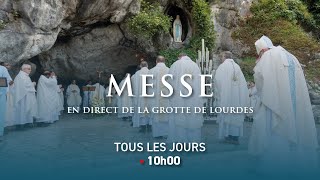 Messe de lAssomption de la Vierge Marie depuis Lourdes  15082024 [upl. by Ysak]