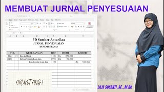 Cara Membuat Jurnal Penyesuaian Perusahaan Dagang Dengan Metode Fisik  Periodik [upl. by Willi]