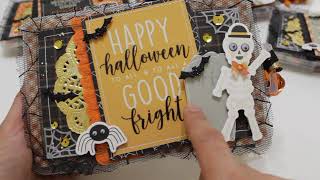 SPOOKY BOO HALLOWEEN EMBELLISHMENT BOXES [upl. by Nichols]