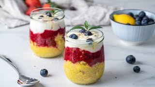 Quinoa Milchreis mit Obst Rezept für ein gesundes Frühstück [upl. by Martine]