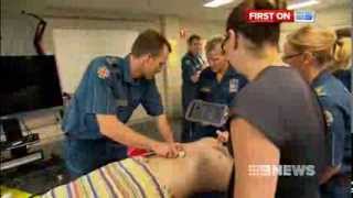 QAS Trauma Response Team training  Nine News story Nov 20 2013 [upl. by Darsie]