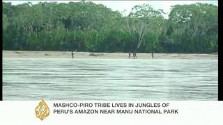 Pictures released of uncontacted Peru tribe [upl. by Bible]