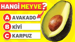 Meyve Sebzeleri 5 Saniyede Tahmin Edin 🍌🥕🥔50 Farklı Meyve ve Sebze Türü [upl. by Sulrac]