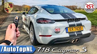 Porsche 718 Cayman S REVIEW POV Test Drive by AutoTopNL [upl. by Odraccir648]