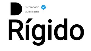 Rígido Significado En Español [upl. by Sitruk]