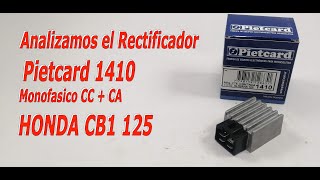 Como es el Regulador de voltaje honda cb1 125 Pietcard 1410 [upl. by Eyanaj]