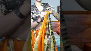 How To Wear Saree Easily  Beautiful Saree Drape In simple Step [upl. by Pilar]