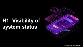 Usability Heuristic 1 Visibility of system status UX Design amp Research [upl. by Vastah]