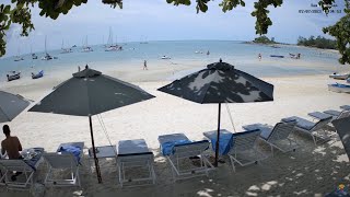 🔴 Bay Beach Resort Xtra  Choeng Mon Beach  Koh Samui  Thailand  Live Beach Webcam  2160p 4K [upl. by Ruthe]