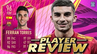 5⭐SM  META SHOOTING TRAITS😱 96 FUTTIES FERRAN TORRES PLAYER REVIEW SBC FIFA 22 ULTIMATE TEAM [upl. by Georges]