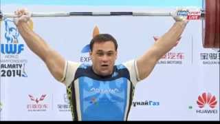 Илья Ильин все подходы  финальная борьба за ЗОЛОТО 2014 Алматы  Almaty Ilya Ilyin [upl. by Einnod]