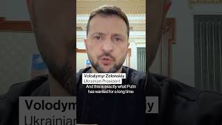 Ukraines Zelensky Slams Scholzs Call with Putin war [upl. by Sonnnie210]