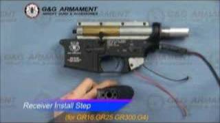 Airsoft AEG GampG GR16 M16 Receiver Assembly by AirSplat [upl. by Repip]