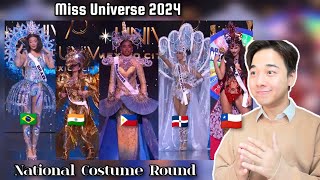 MISS UNIVERSE 2024  Preliminary Competition  National Costume Round  REACTION [upl. by Juta393]