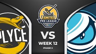 SMITE Pro League Splyce VS Luminocity Gaming Phase 2 Week 12 [upl. by Tisbee123]