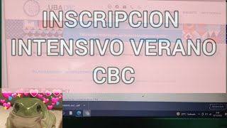 Inscripción verano CBC paso a paso [upl. by Pansie]