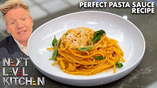 Gordon Ramsay Challenges a Next Level Chef Judge to Make Pasta SauceQuick [upl. by Avir585]