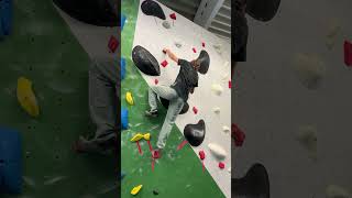 Einer meiner Boulder  red crimps bouldering climbing [upl. by Bolt]