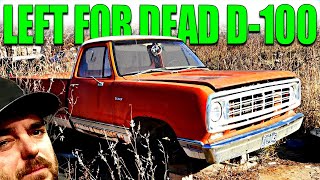 ABANDONED 1976 Dodge D100 Will It Run After 35 Years [upl. by Fevre825]