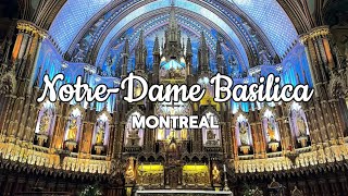 Most Beautiful Church in Canada  NotreDame Basilica  Montreal  Quebec  Canada Travel [upl. by Iznik]