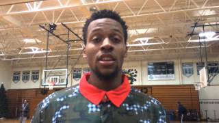 Watch Roselle Catholics Isaiah Briscoe discusses Kentucky commitment upcoming season [upl. by Edmonda]