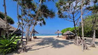 Bali Indonesia 2023  Nusa Dua Beach North 4K Walking Tour [upl. by Imefulo]