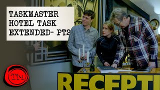 Taskmaster Hotel  Extended Task Julian Lucy and Sam  Series 16 [upl. by Germin330]