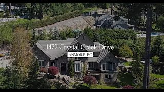 1472 Crystal Creek Drive Anmore BC  The Garbutt  Dumas Real Estate Team [upl. by Eadrahc]