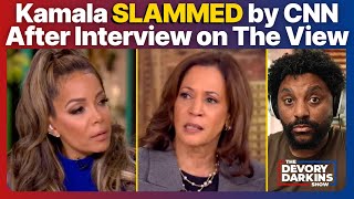 Kamala SLAMMED by CNN After Trump DERANGED Interview on The View [upl. by Riffle]