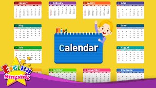 Kids vocabulary  Calendar  Months and Days  Learn English for kids  English educational video [upl. by Ragland]