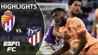 🚨 ATLETI MARCH ON 🚨 Real Valladolid vs Atletico Madrid  LaLiga Highlights  ESPN FC [upl. by Wakeen]