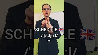 Pronounce SCHEDULE in BRITISH English 🇬🇧 😉👉 english hablaingles englishaccent [upl. by Namyl]