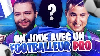 ON JOUE AVEC UN FOOTBALLEUR PROFESSIONNEL  ft GOTAGA [upl. by Aihseyt]