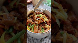 Resepi Daging Goreng Kunyit PALING SIMPLE 🫶🏻 food recipe cooking foodie easyrecipe resepi [upl. by Agustin464]