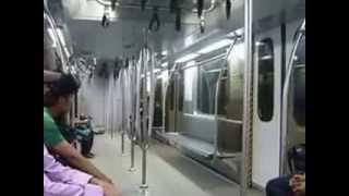 Inside of AC Metro Rail at Kolkata [upl. by Ativet864]