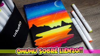 Cómo COLOREAR con Rotuladores al ALCOHOL┊ NoLine Coloring  Distintas PALETAS de COLOR ┊Laura Inguz [upl. by Yelkcub]