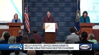 Kelly Ayotte Joyce Craig debate before Greater Manchester Chamber [upl. by Ymmak]