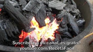 COMO PRENDER CARBON  RECETA FACIL [upl. by Einnos197]